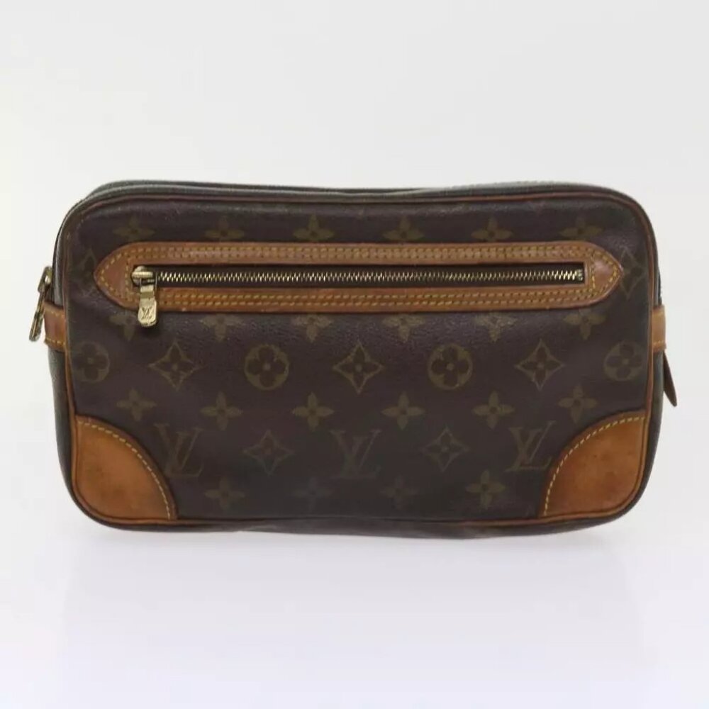 LOUIS VUITTON Monogram Clutch Bag 2Set LV Auth am5127 - Picture 2 of 16